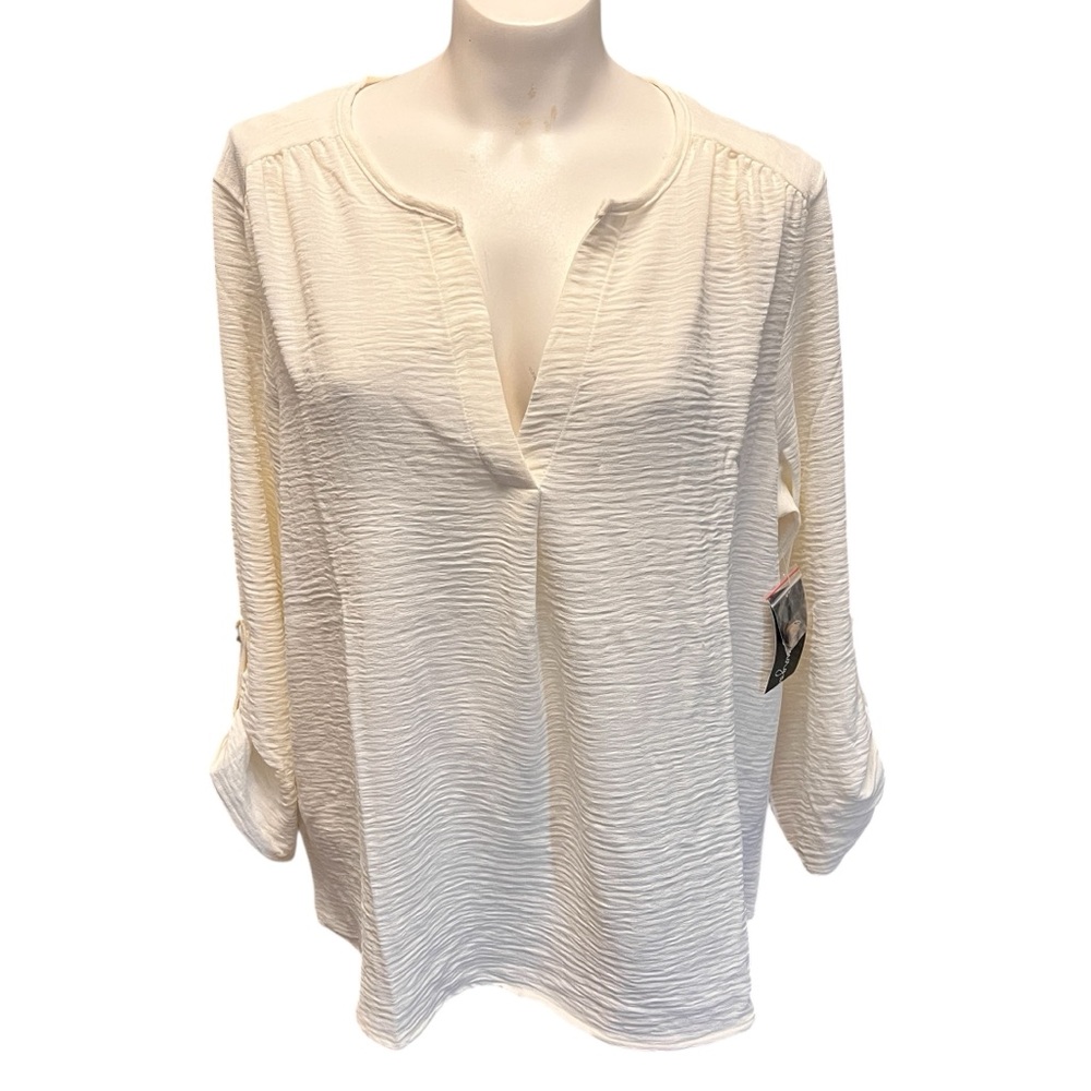 Elegant Off-White Women's Top